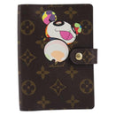 LOUIS VUITTON Monogram Panda Agenda PM Day Planner Cover R20011 LV Auth BA16791M-2