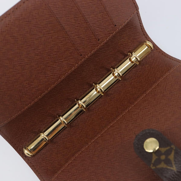 LOUIS VUITTON Monogram Panda Agenda PM Day Planner Cover R20011 LV Auth BA16791M