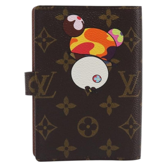 LOUIS VUITTON Monogram Panda Agenda PM Day Planner Cover R20011 LV Auth BA16791M