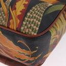 Salvatore Ferragamo Shoulder Bag Leather Brown Gold Tone Auth BA16798-15