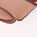 Chloe Abby Rocky Shoulder Bag Leather Pink Gold Tone Auth BA16799A-12