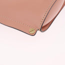Chloe Abby Rocky Shoulder Bag Leather Pink Gold Tone Auth BA16799A-13