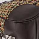 PRADA Tote Bag Tweed Multicolor Silver Auth BA16801-10