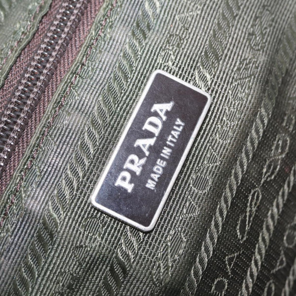 PRADA Tote Bag Tweed Multicolor Silver Auth BA16801