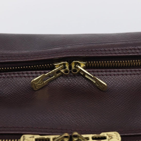 LOUIS VUITTON Taiga Reporter PM Shoulder Bag Acajou M30156 LV Auth BA16802