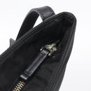 PRADA Shoulder Bag Nylon Black Silver Auth BA16806A-18