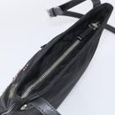 PRADA Shoulder Bag Nylon Black Silver Auth BA16806A-6