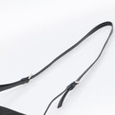 PRADA Shoulder Bag Nylon Black Silver Auth BA16806A-8