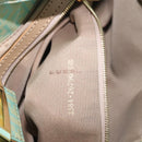 FENDI Zucchino Mamma Baguette Shoulder Bag PVC Mint Green Gold Tone Auth BA16812-26