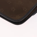 Christian Dior Honeycomb Shoulder Bag Canvas Brown Gold Tone Auth BA16813-13
