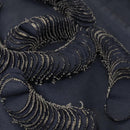 CHANEL COCO Mark Tote Bag Coated Canvas Blue CC Auth BA1682-17