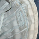 CHANEL COCO Mark Tote Bag Coated Canvas Blue CC Auth BA1682-19