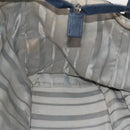 CHANEL COCO Mark Tote Bag Coated Canvas Blue CC Auth BA1682-21