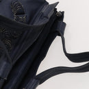 CHANEL COCO Mark Tote Bag Coated Canvas Blue CC Auth BA1682-6