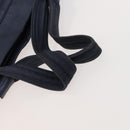 CHANEL COCO Mark Tote Bag Coated Canvas Blue CC Auth BA1682-7