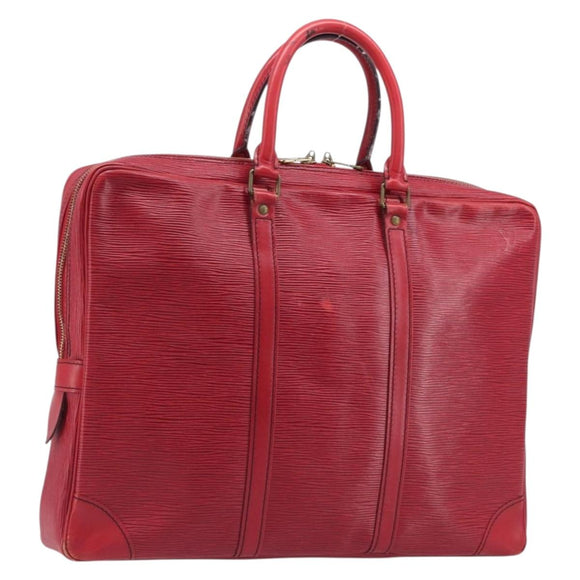 LOUIS VUITTON Epi Porte Documents Voyage Business Bag Red M54477 LV Auth BA16822