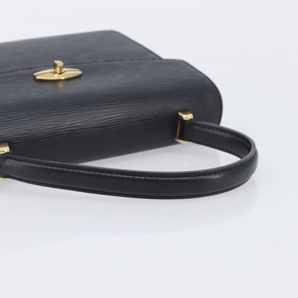 LOUIS VUITTON Epi Malesherbes Hand Bag Black M52372 LV Auth BA16832A