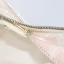 CHANEL New Travel Line Hand Bag Canvas Beige Silver CC Auth BA16834-27