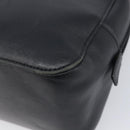 BURBERRY Hand Bag Leather Black Silver Auth BA16837-12
