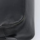 BURBERRY Hand Bag Leather Black Silver Auth BA16837-13