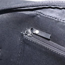 BURBERRY Hand Bag Leather Black Silver Auth BA16837-22