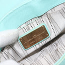 Salvatore Ferragamo Gancini Chain Shoulder Bag Leather Light Blue Auth BA16843A-19