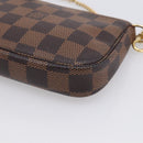 LOUIS VUITTON Damier Ebene Mini Pochette Accessoires Pouch N58009 Auth BA16847A-12