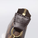 LOUIS VUITTON Damier Ebene Mini Pochette Accessoires Pouch N58009 Auth BA16847A-14