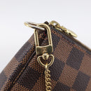 LOUIS VUITTON Damier Ebene Mini Pochette Accessoires Pouch N58009 Auth BA16847A-15