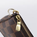 LOUIS VUITTON Damier Ebene Mini Pochette Accessoires Pouch N58009 Auth BA16847A-16