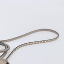 Valentino Rock Studs Hand Bag Leather 2way Gold Auth BA16848-11