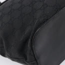 GUCCI GG Canvas Tote Bag Black 106241 Auth BA16850-14