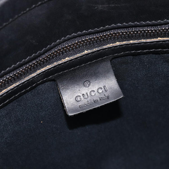 GUCCI GG Canvas Tote Bag Black 106241 Auth BA16850