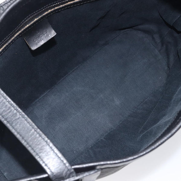GUCCI GG Canvas Tote Bag Black 106241 Auth BA16850