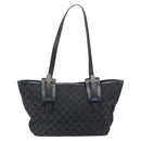 GUCCI GG Canvas Tote Bag Black 106241 Auth BA16850-2