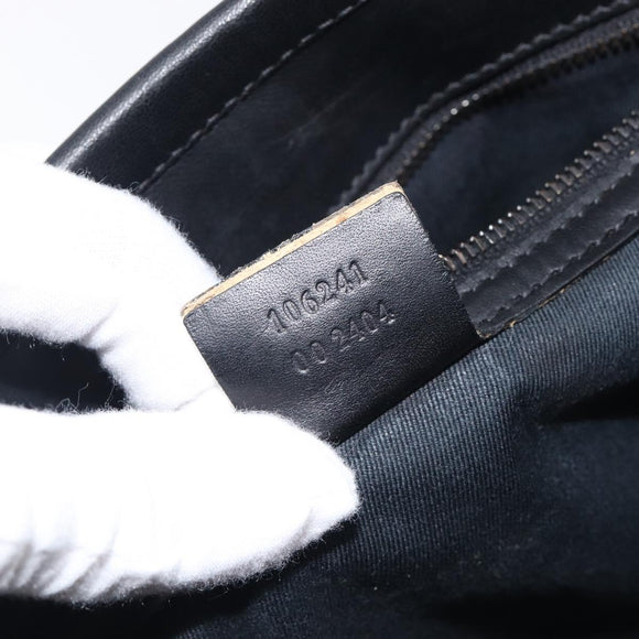 GUCCI GG Canvas Tote Bag Black 106241 Auth BA16850