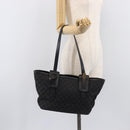 GUCCI GG Canvas Tote Bag Black 106241 Auth BA16850-23