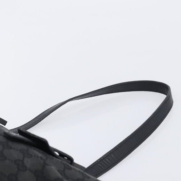 GUCCI GG Canvas Tote Bag Black 106241 Auth BA16850