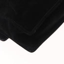 GUCCI Shoulder Bag Suede Black Silver 001 3266 Auth BA16852-13
