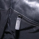 GUCCI Shoulder Bag Suede Black Silver 001 3266 Auth BA16852-22