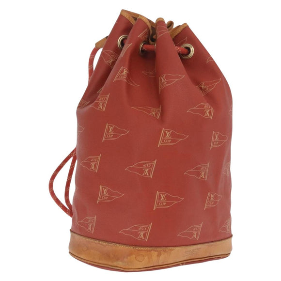 LOUIS VUITTON LV Cup Saint Tropez Shoulder Bag Red M80026 LV Auth BA16854