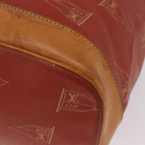 LOUIS VUITTON LV Cup Saint Tropez Shoulder Bag Red M80026 LV Auth BA16854