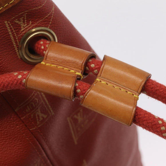 LOUIS VUITTON LV Cup Saint Tropez Shoulder Bag Red M80026 LV Auth BA16854