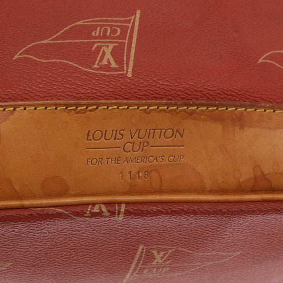 LOUIS VUITTON LV Cup Saint Tropez Shoulder Bag Red M80026 LV Auth BA16854