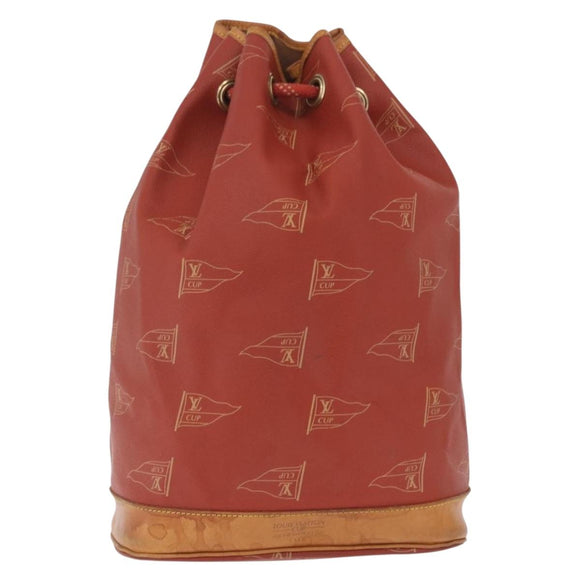 LOUIS VUITTON LV Cup Saint Tropez Shoulder Bag Red M80026 LV Auth BA16854