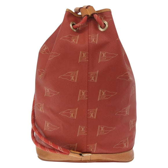 LOUIS VUITTON LV Cup Saint Tropez Shoulder Bag Red M80026 LV Auth BA16854