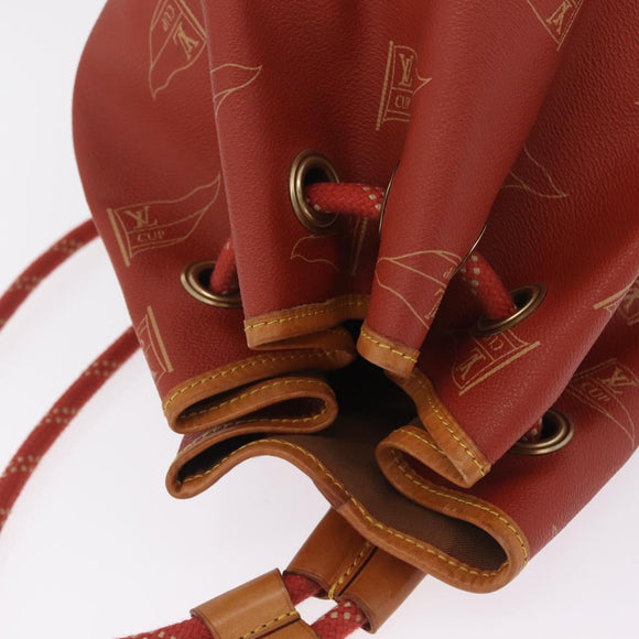 LOUIS VUITTON LV Cup Saint Tropez Shoulder Bag Red M80026 LV Auth BA16854