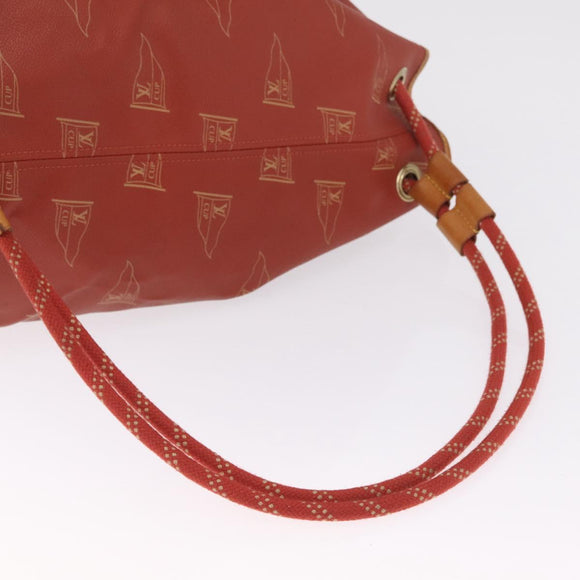 LOUIS VUITTON LV Cup Saint Tropez Shoulder Bag Red M80026 LV Auth BA16854