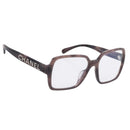 CHANEL Sunglasses Plastic Gray Silver CC Auth BA16857V-1