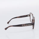CHANEL Sunglasses Plastic Gray Silver CC Auth BA16857V-4